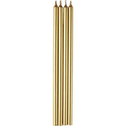 Tall Gold Candles